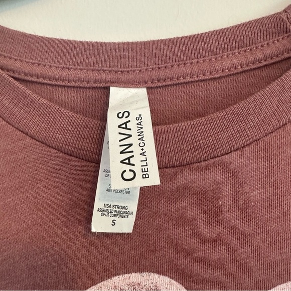 Rolling Stones Rose Pink Graphic Soft T-shirt Women’s size small - Picture 4 of 5